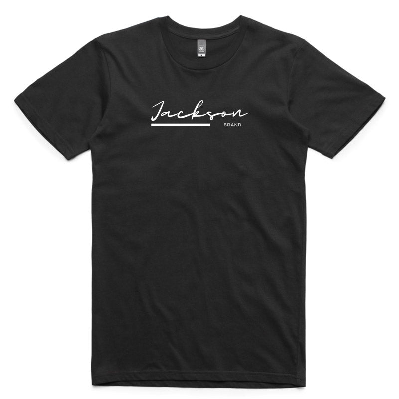 The 'Jackson Brand' T-shirt in Black